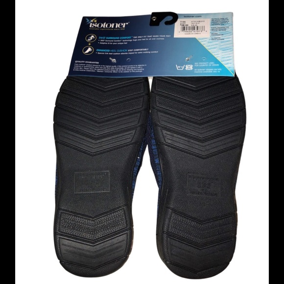 Isotoner Women's Scout Mesh Thong Slippers 9.5 -10 - Picture 3 of 5